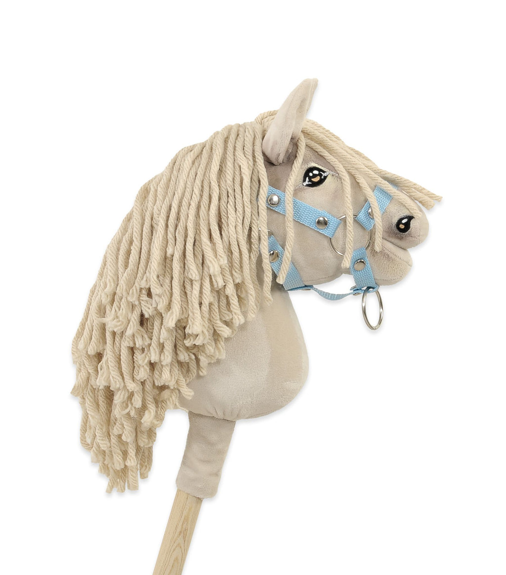 Horse on a stick Super Hobby Horse Premium cremello horse A5