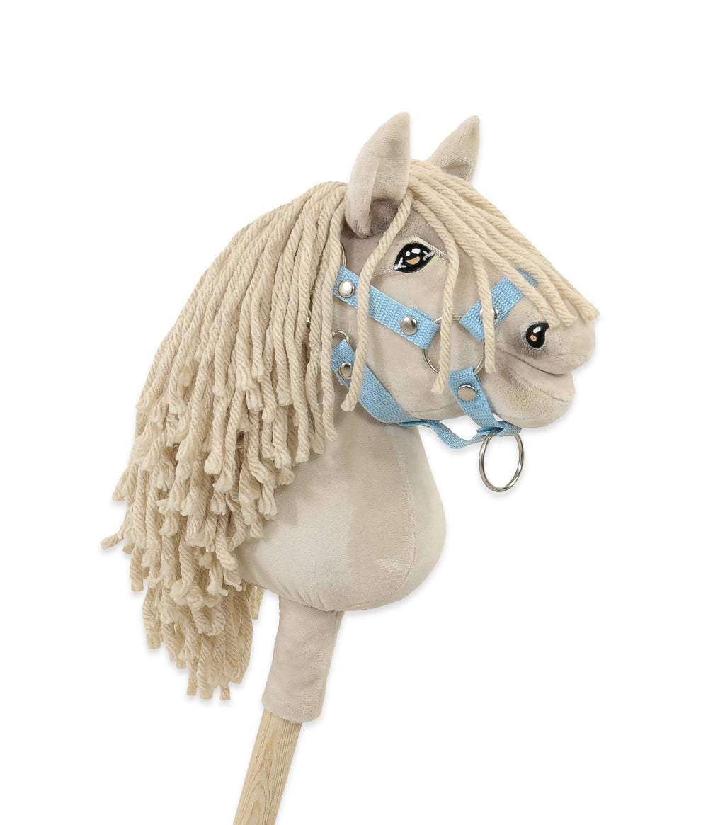 Horse on a stick Super Hobby Horse Premium cremello horse A5