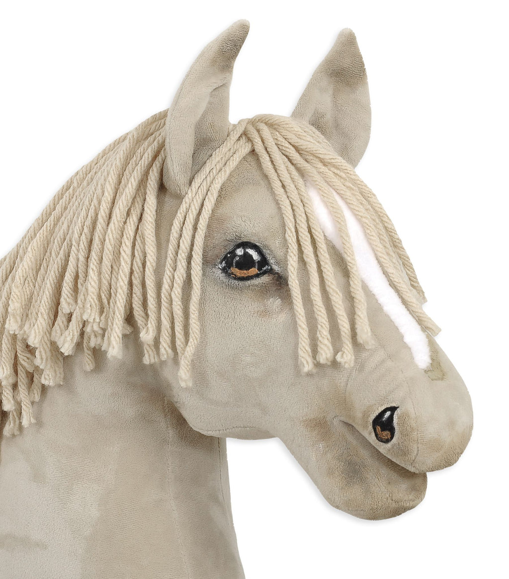 Horse on a stick Super Hobby Horse Premium - cremello horse A3