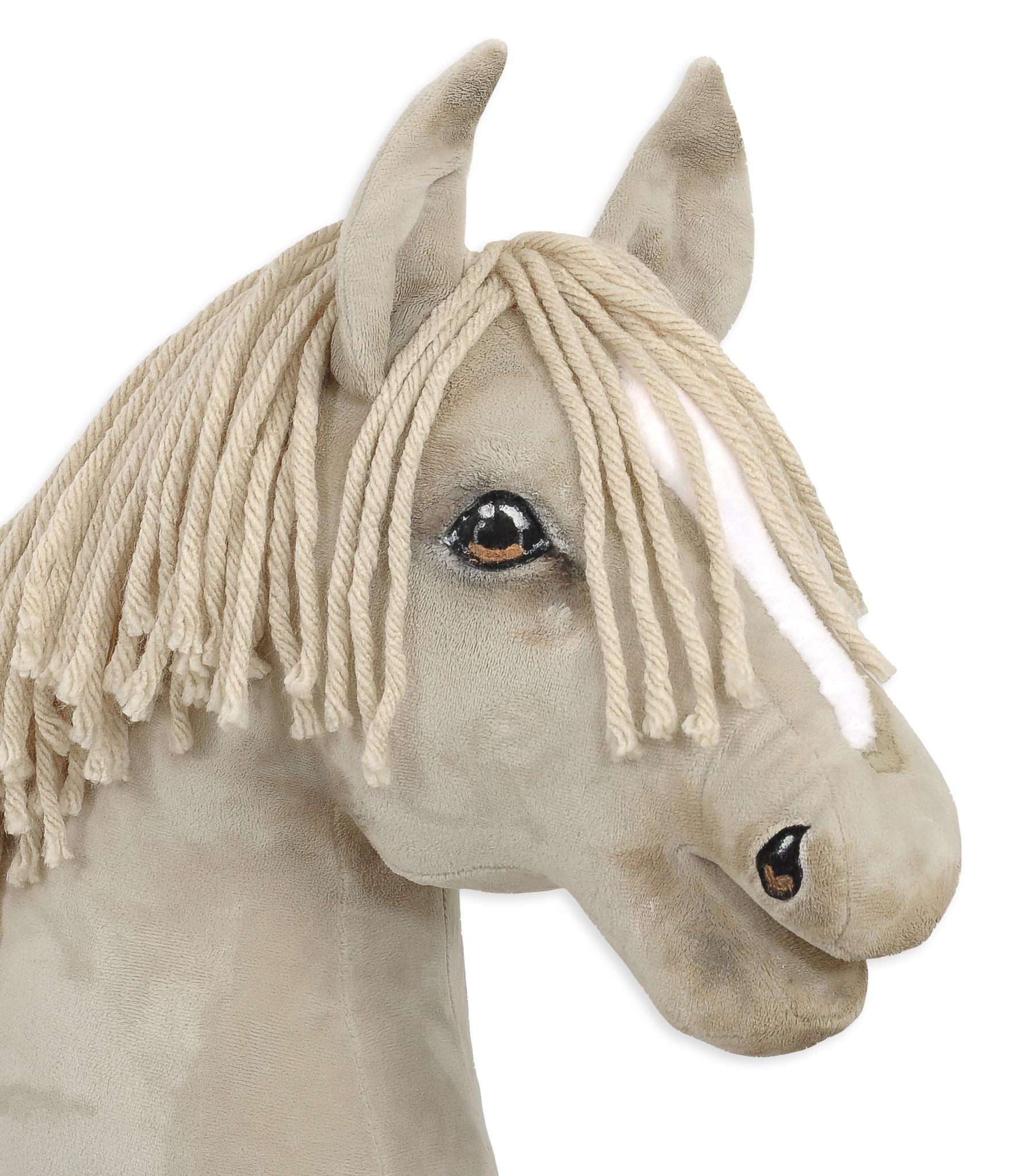 Horse on a stick Super Hobby Horse Premium - cremello horse A3