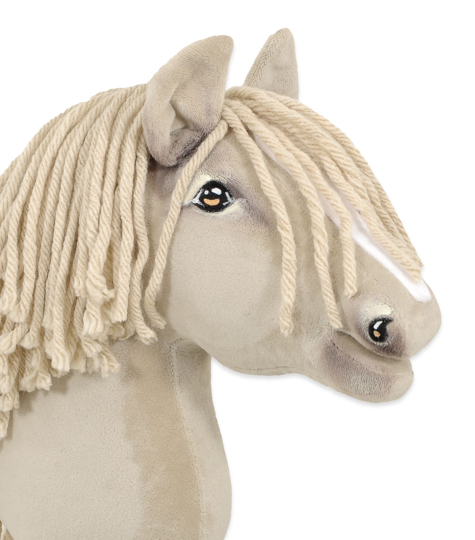 Horse on a stick Super Hobby Horse Premium - cremello horse A4