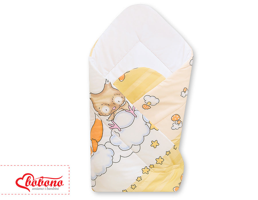Baby nest with stiffenig- Basic Forest animals cream