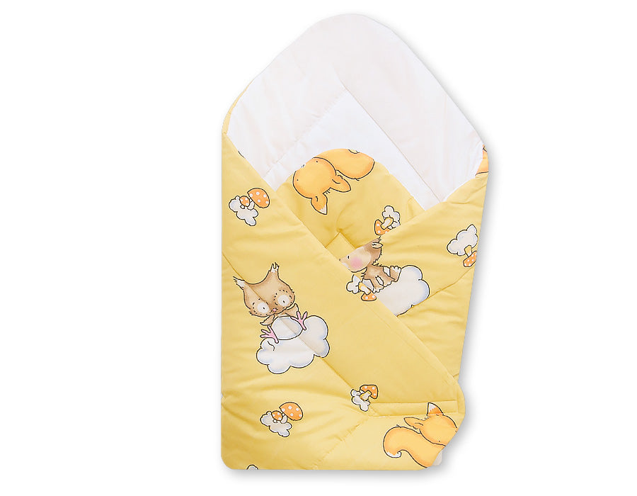 Baby nest with stiffenig- Basic Forest animals cream