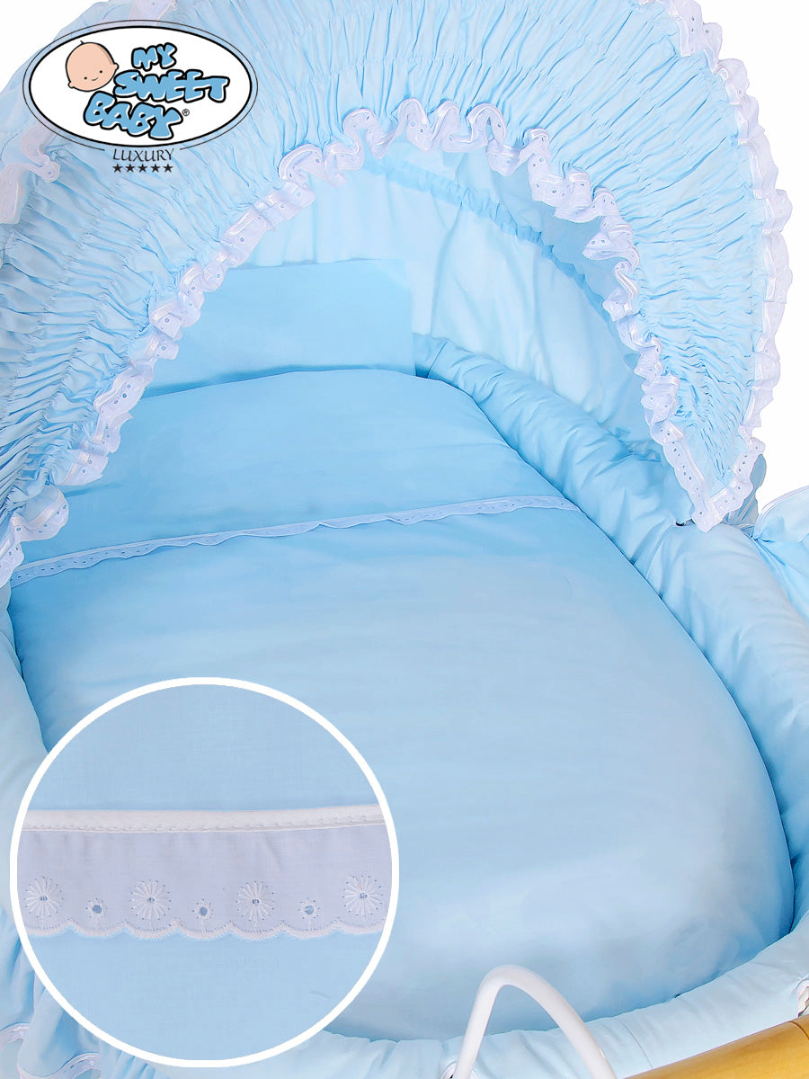 Cover set 4 pcs for Moses Masket/Wicker crib Victoria no. 2100-172 or 72100-172