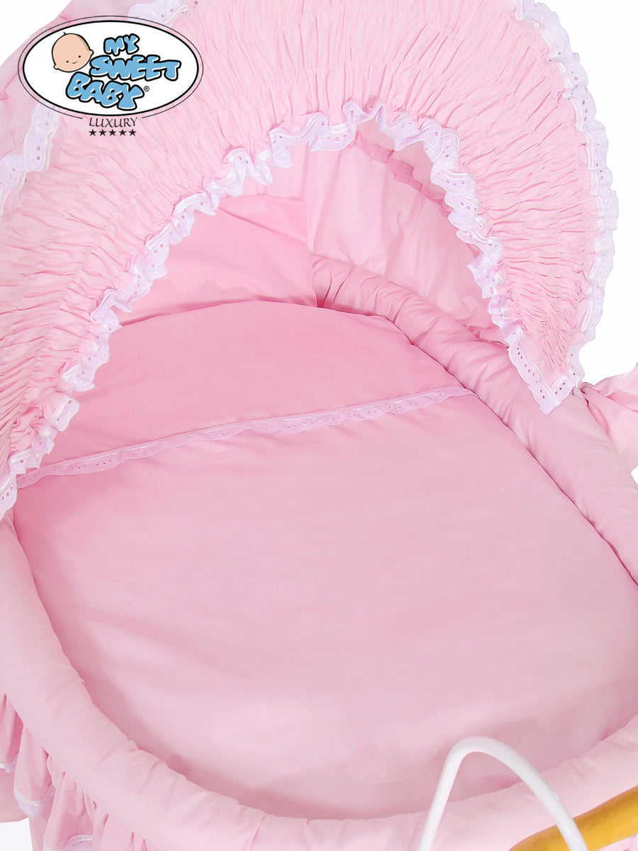 Cover set 4 pcs for Moses Basket/Wicker crib Victoria no. 2100-173 or 72100-173