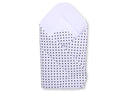 Baby nest - white with black dots