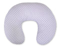 Breastfeeding Pillow Nursing Croissant Pillow, removable, Hands-Free Feeding - rosette  Grey