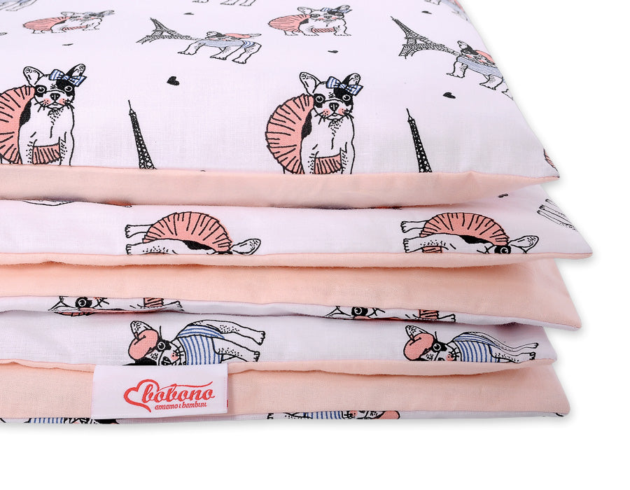 Baby cotton bedding set 2-pcs - little doggies