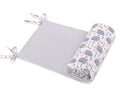 Universal bumper for cot - hedgehogs grey
