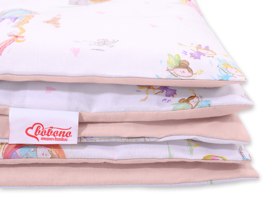 Baby cotton bedding set 2-pcs 140x200 Junior - fairy-tale princesses