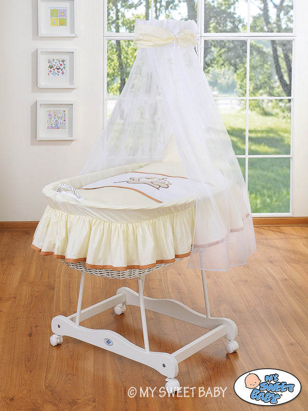 Cover set 4 pcs for Moses Basket/Wicker crib no. 99690e-804 i 79690e-804
