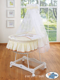 Cover set 4 pcs for Moses Basket/Wicker crib no. 99690e-804 i 79690e-804