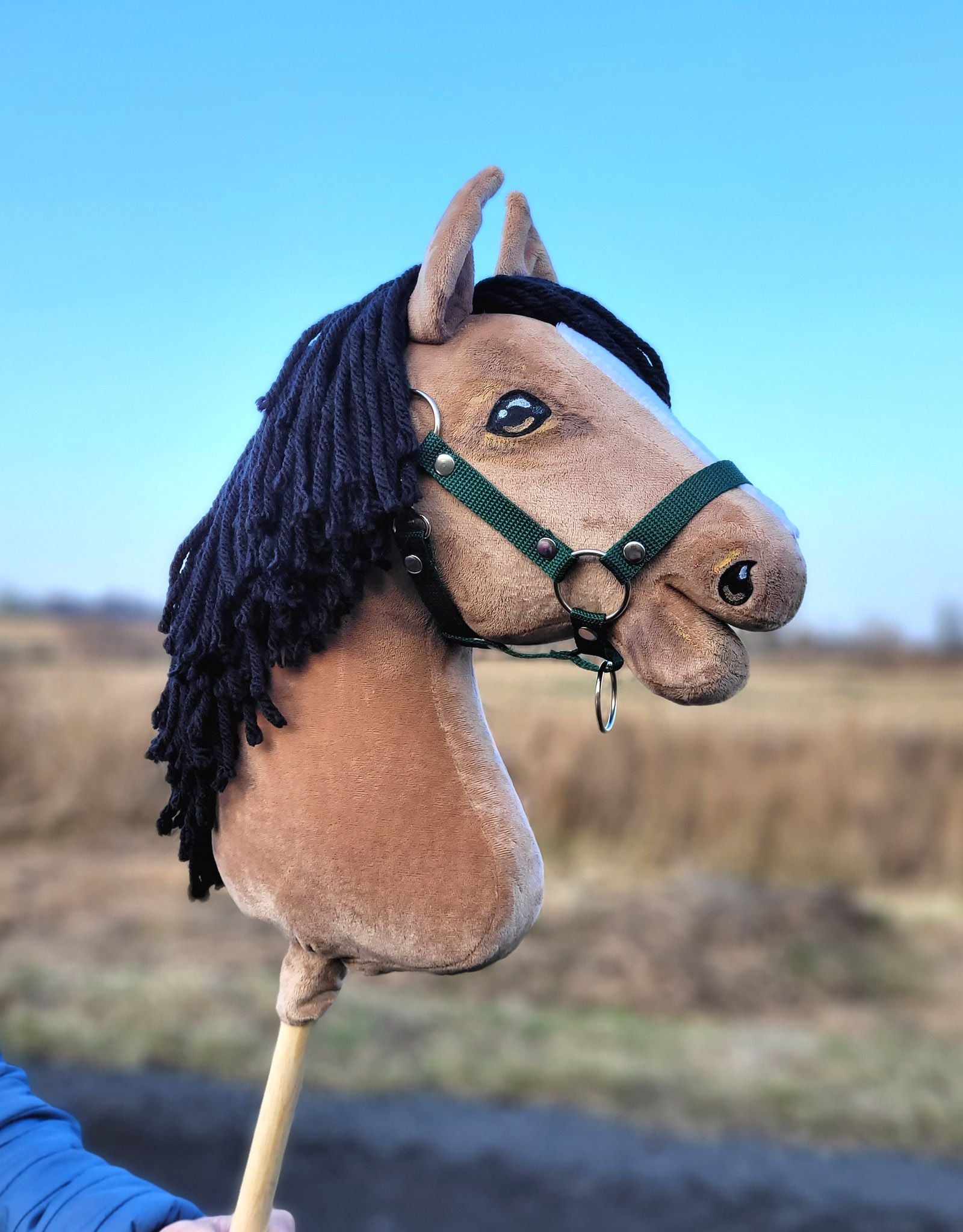 Horse on a stick Super Hobby Horse Premium - buckskin horse A3