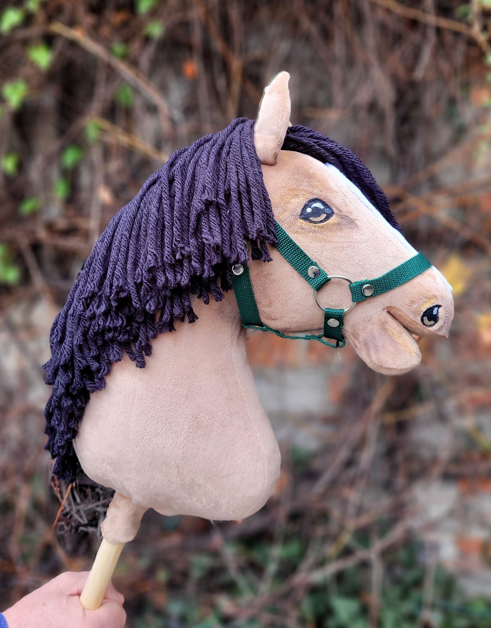 Horse on a stick Super Hobby Horse Premium - buckskin horse A3