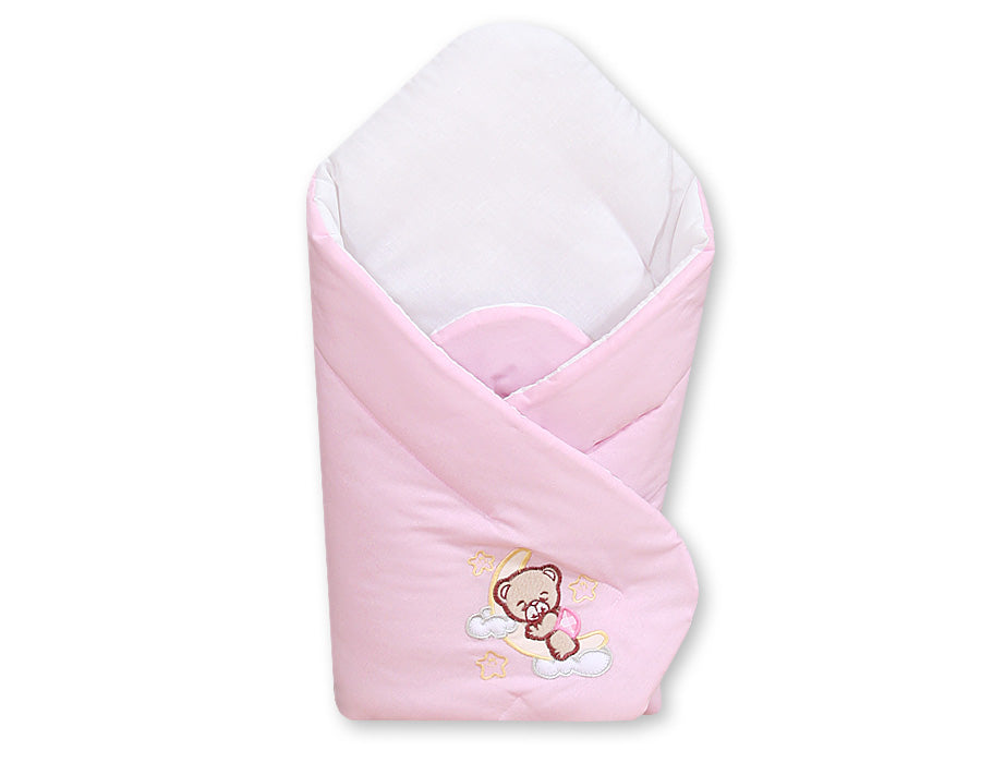 Babynest with stiffening- Good night pink