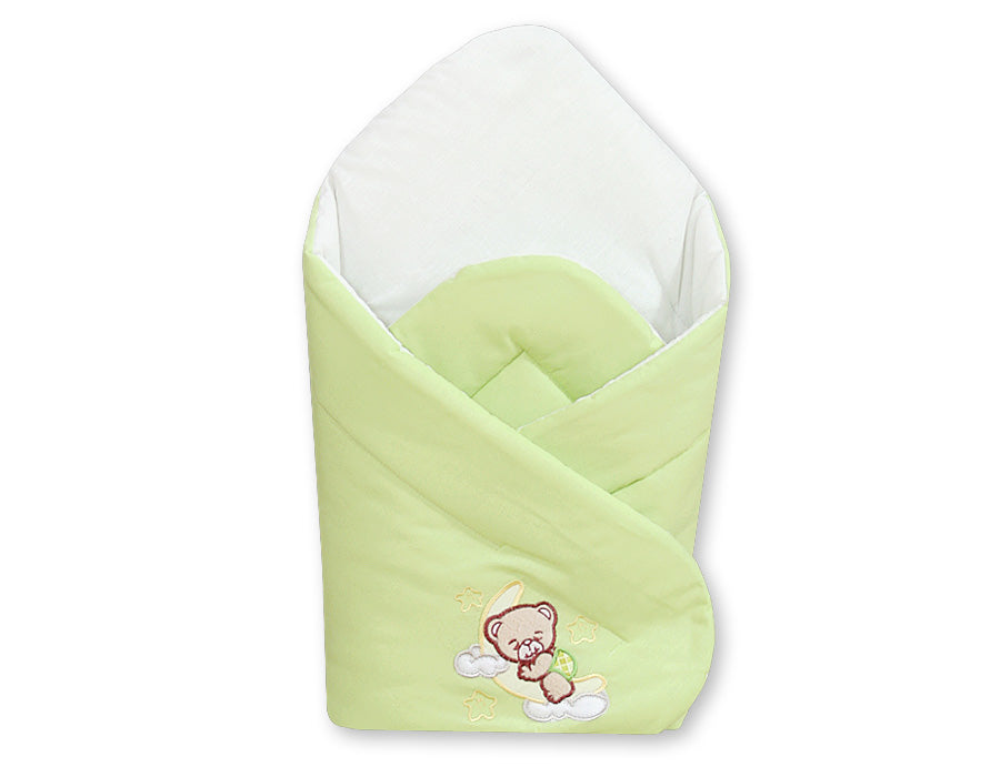 Babynest with stiffening- Good night green