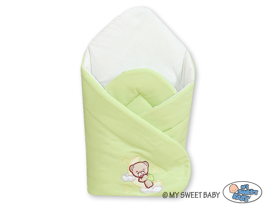 Babynest with stiffening- Good night green
