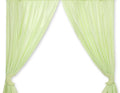 Curtains for baby room- Good night green