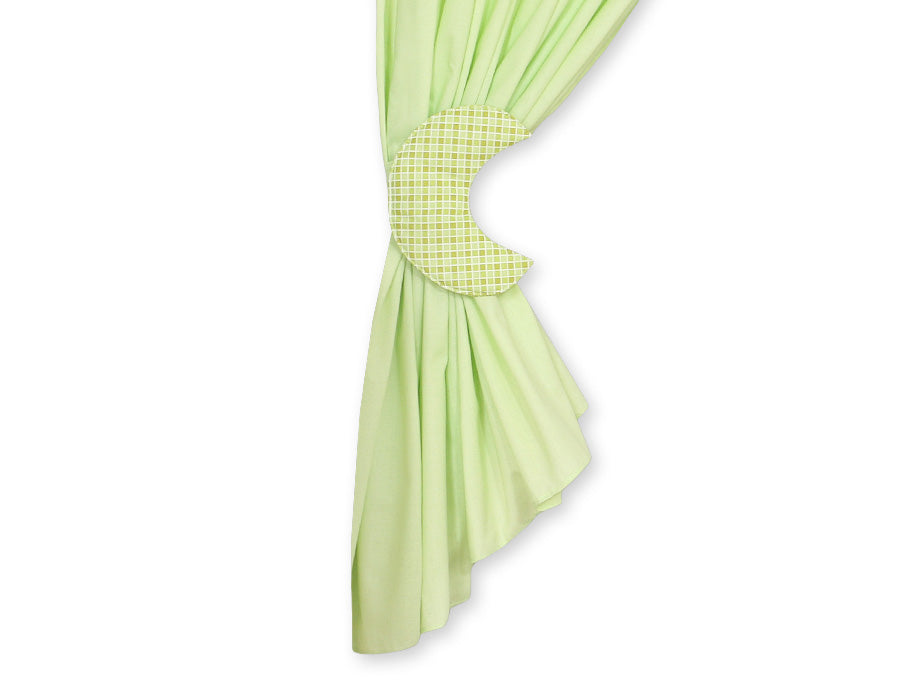 Curtains for baby room- Good night green