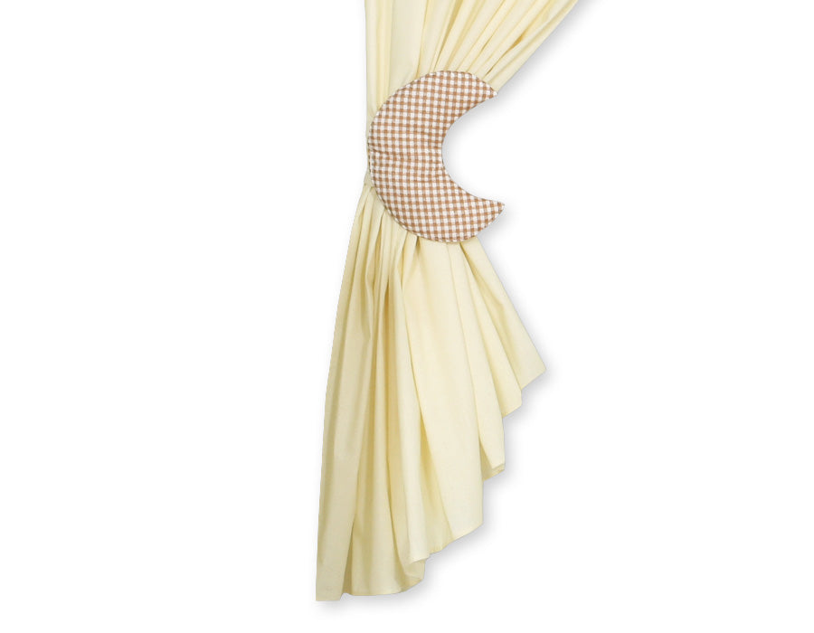 Curtains for baby room- Good night brown