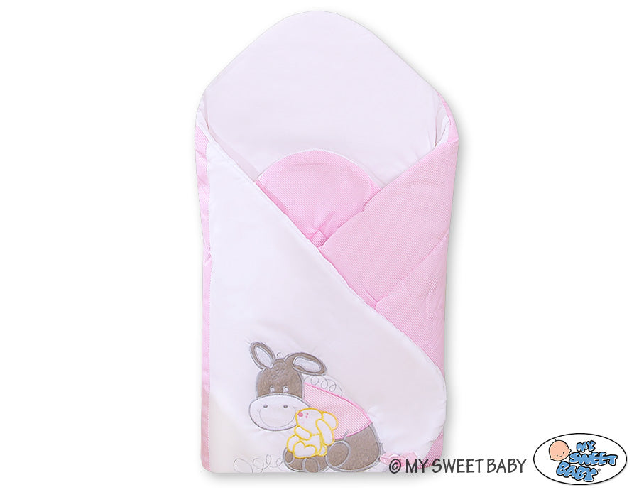Babynest with stiffening- Donkey Luca pink