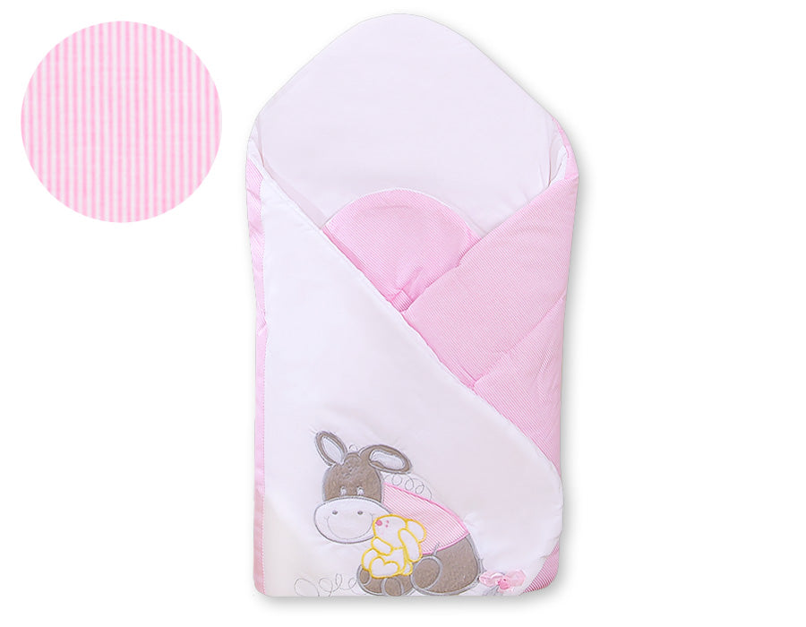 Babynest with stiffening- Donkey Luca pink