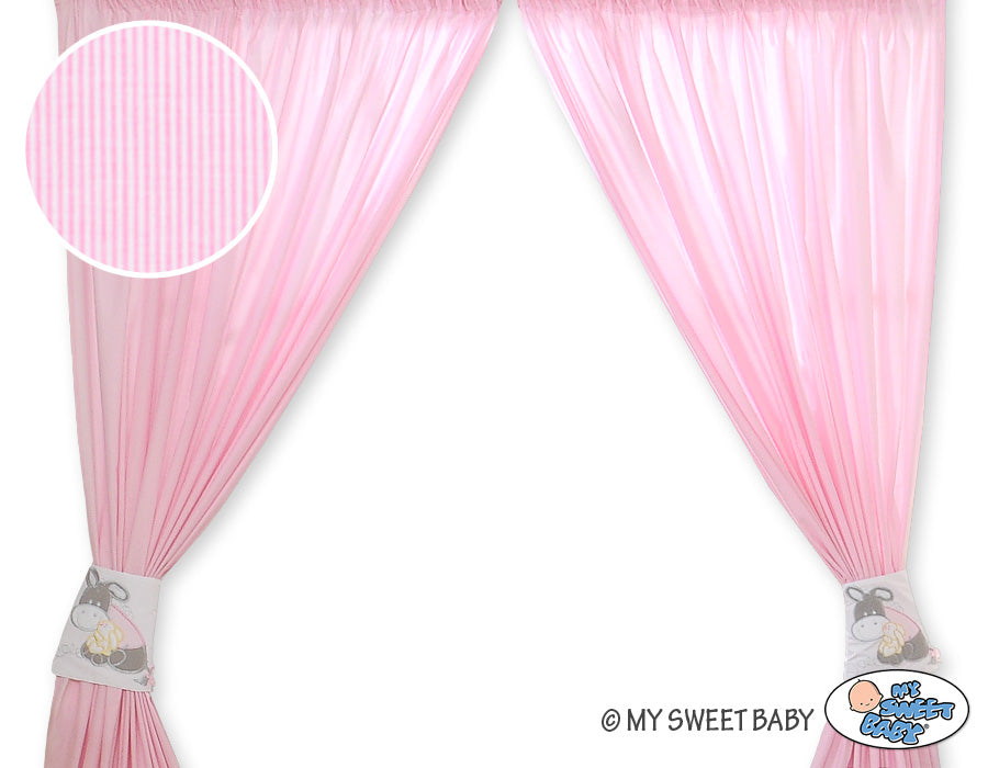 Curtains for baby room- Donkey Luca pink