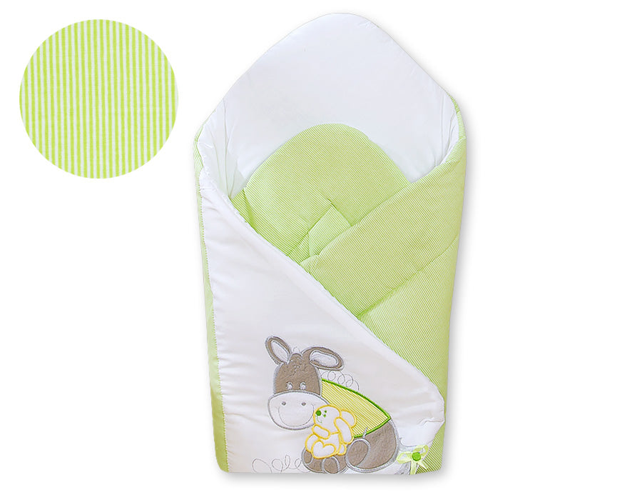 Babynest with stiffening- Donkey Luca green