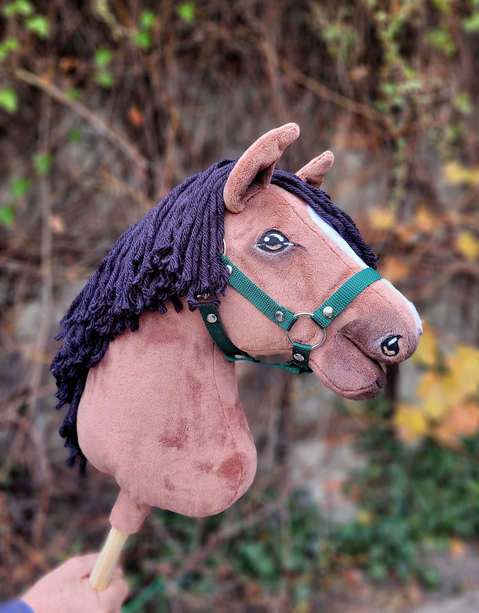 Horse on a stick Super Hobby Horse Premium - bay horse A3