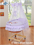 Cover set 4 pcs for Moses Basket/Wicker crib no. 99690e-325 i 79690e-325