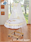 Cover set 4 pcs for Moses Basket/Wicker crib no. 99690e-327 i 79690e-327