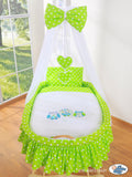 Cover set 4 pcs for Moses Basket/Wicker crib no. 99690-428/79690-428