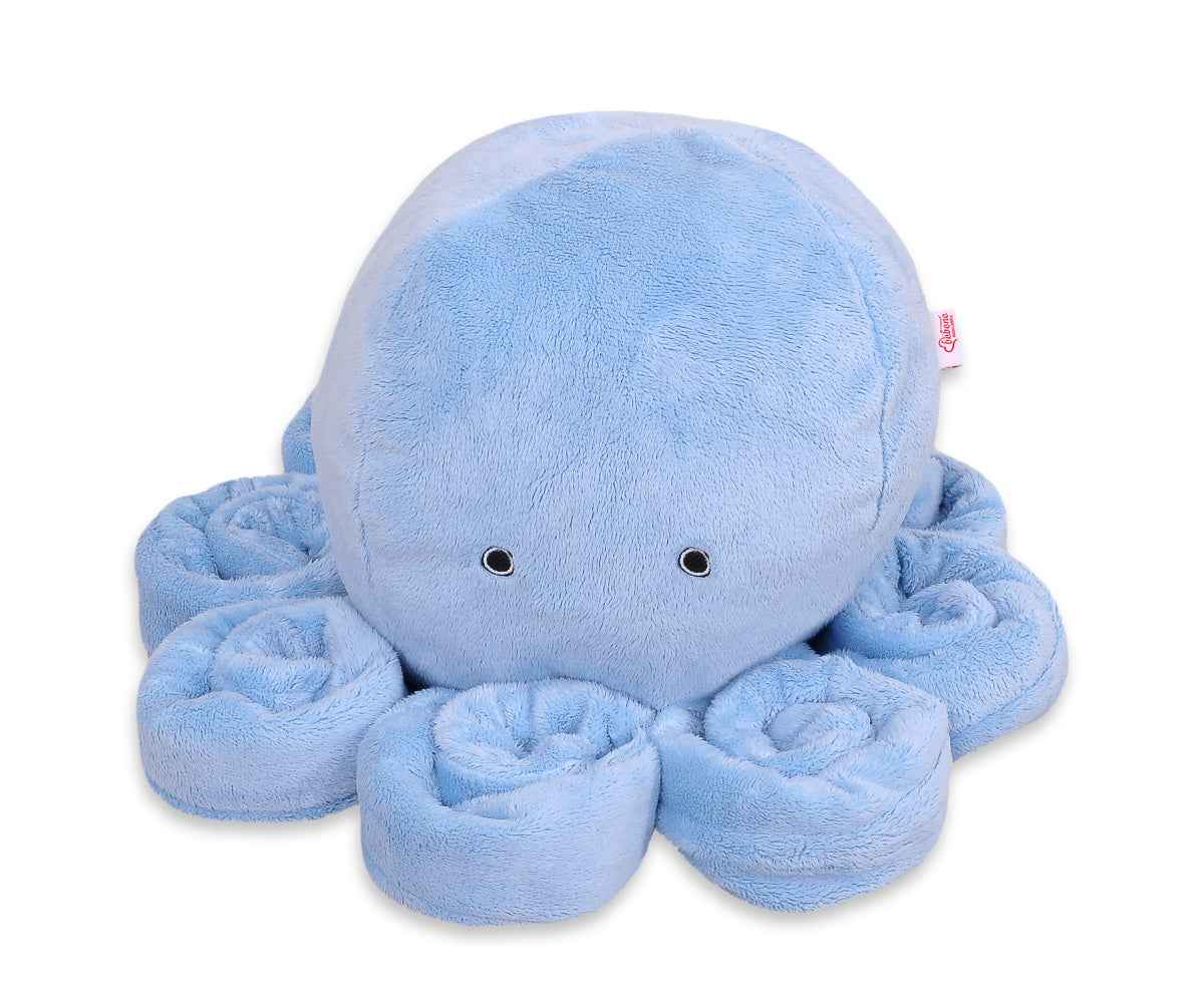 Cuddly octopus big - blue - smooth minky