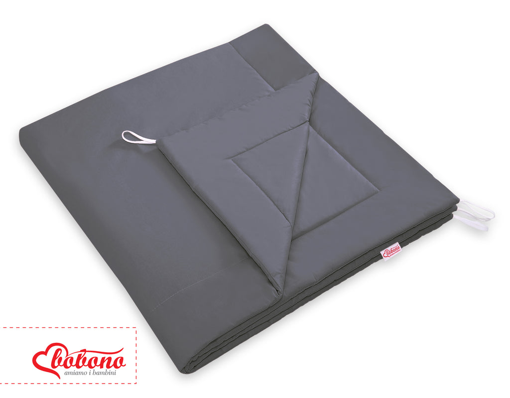 Double-sided teepee playmat- anthracite