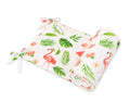 Universal bumper for cot - coral flamingos