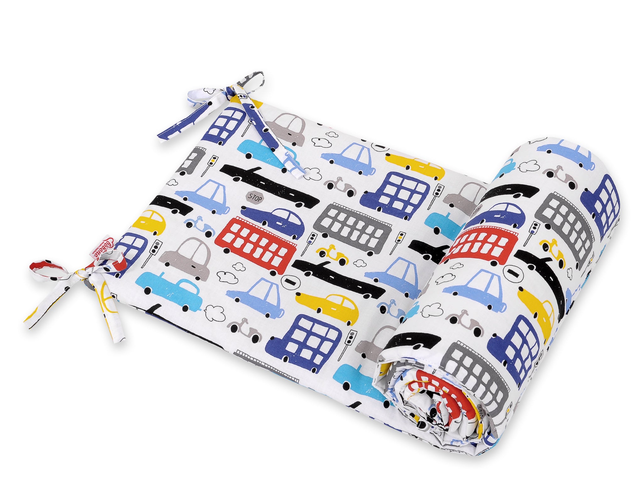 Universal bumper for cot - colorful cars