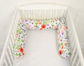 Roller bumper for baby bed - meadow