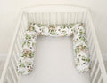 Roller bumper for baby bed - woodland green
