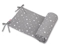 Universal bumper for cot - mini stars white