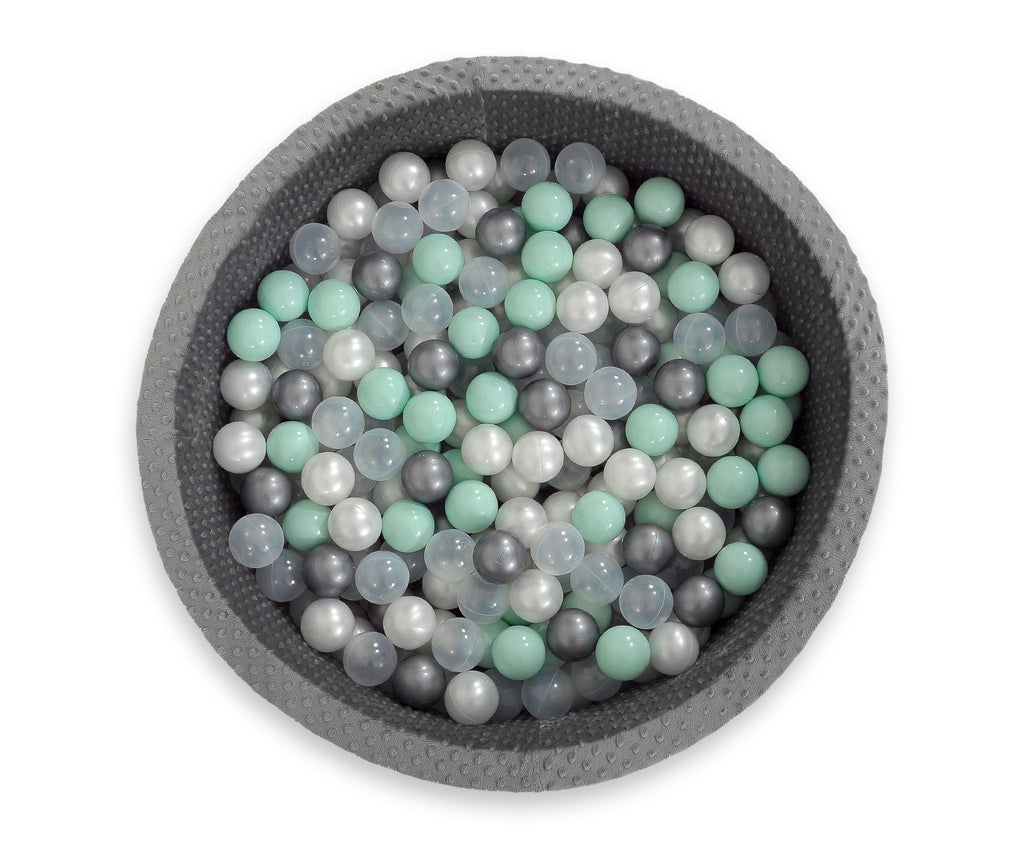 Plastic balls for the dry pool 50pcs - light mint