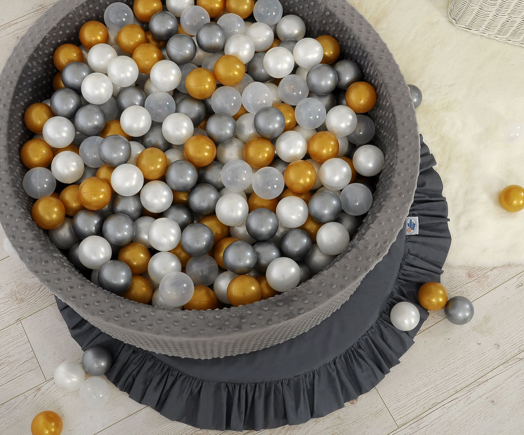Plastic balls for the dry pool 50 pcs - gray