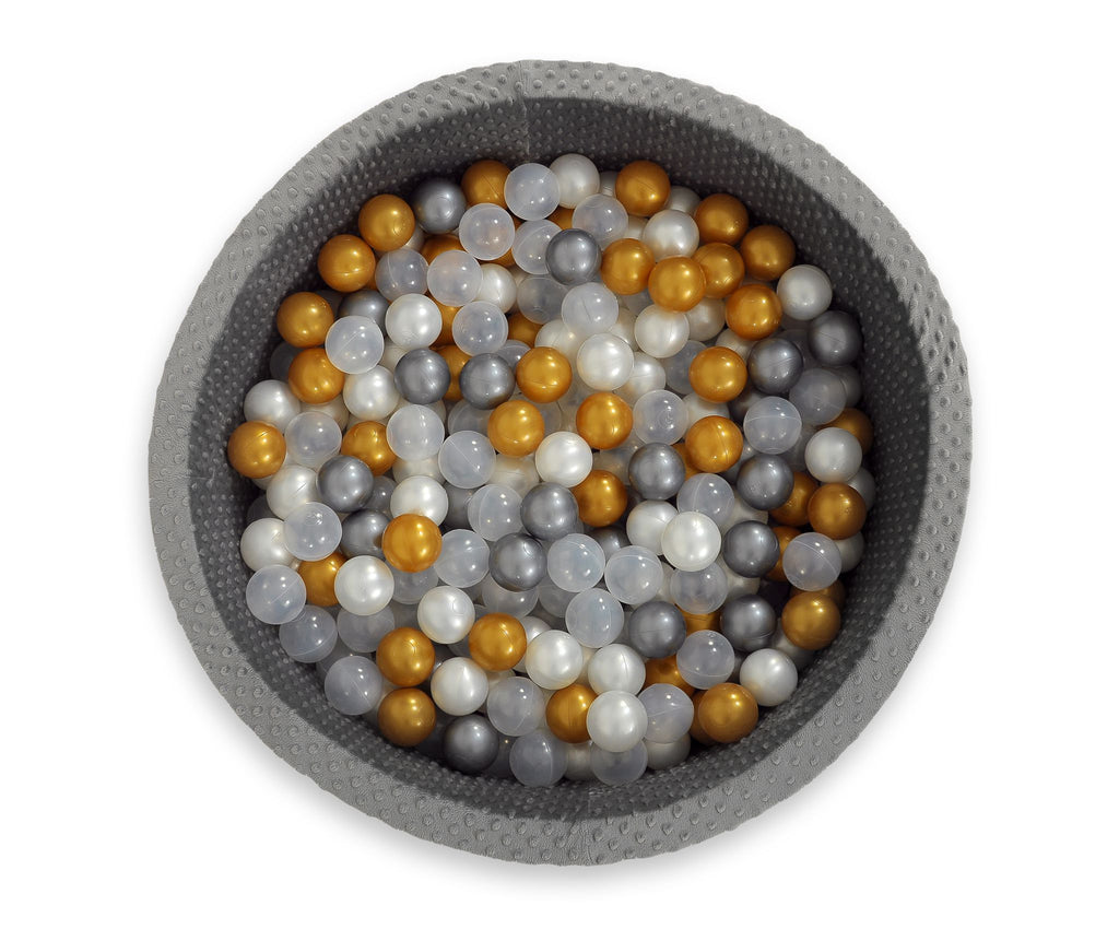 Plastic balls for the dry pool 50pcs - pearl white