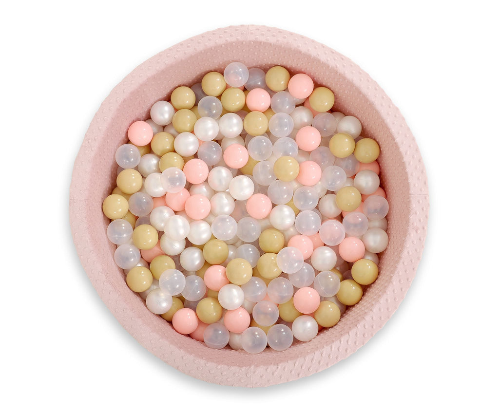 Plastic balls for the dry pool 50pcs - blush