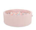 Ball-pit minky H-30 cm with balls 200pcs- blush