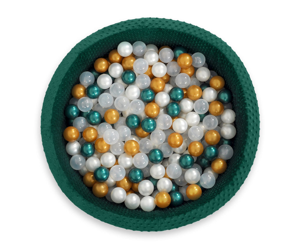 Plastic balls for the dry pool 50pcs - golden