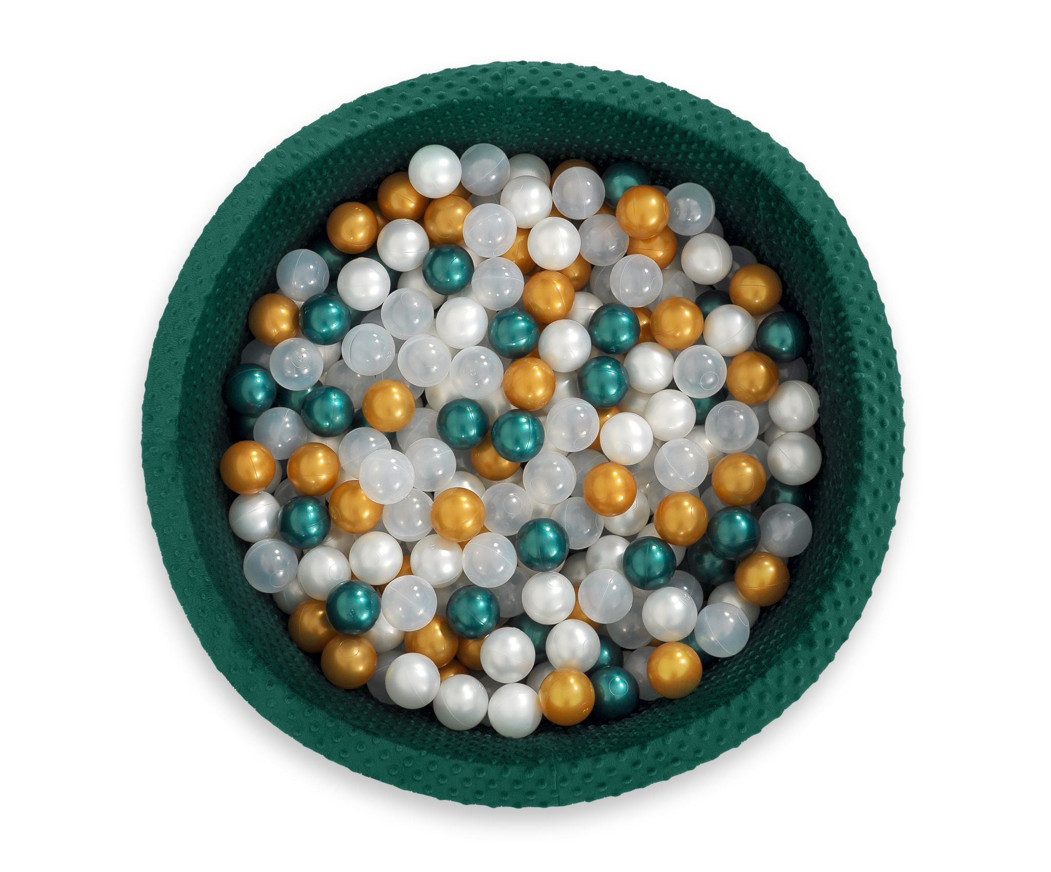 Plastic balls for the dry pool 50pcs - golden