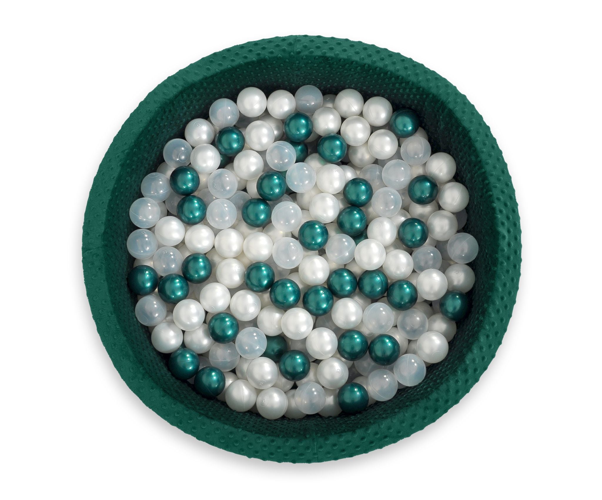 Plastic balls for the dry pool 50pcs - pearl green