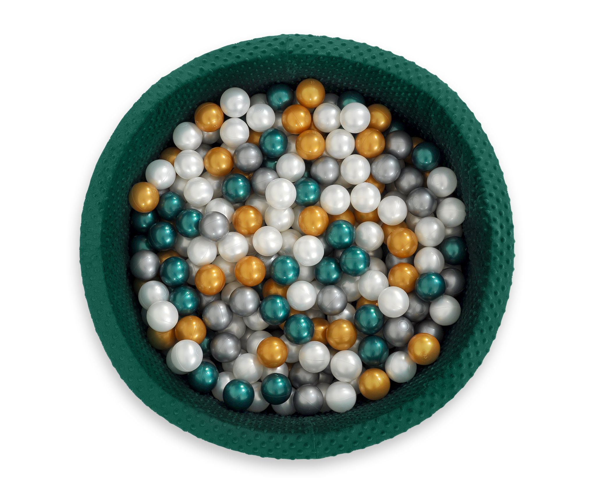 Plastic balls for the dry pool 50pcs - pearl green