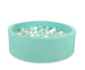 Ball-pit minky H-30 cm with balls 200pcs- mint