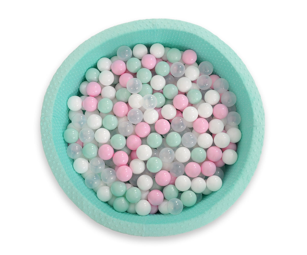 Plastic balls for the dry pool 50pcs - white